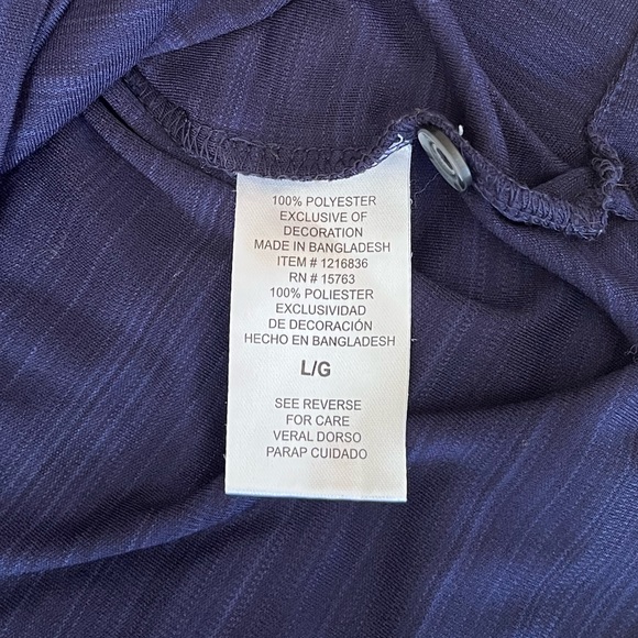 {Champion} Xavier University Musketeers Short Sleeve Polo in Navy - Mens Large - Picture 12 of 12